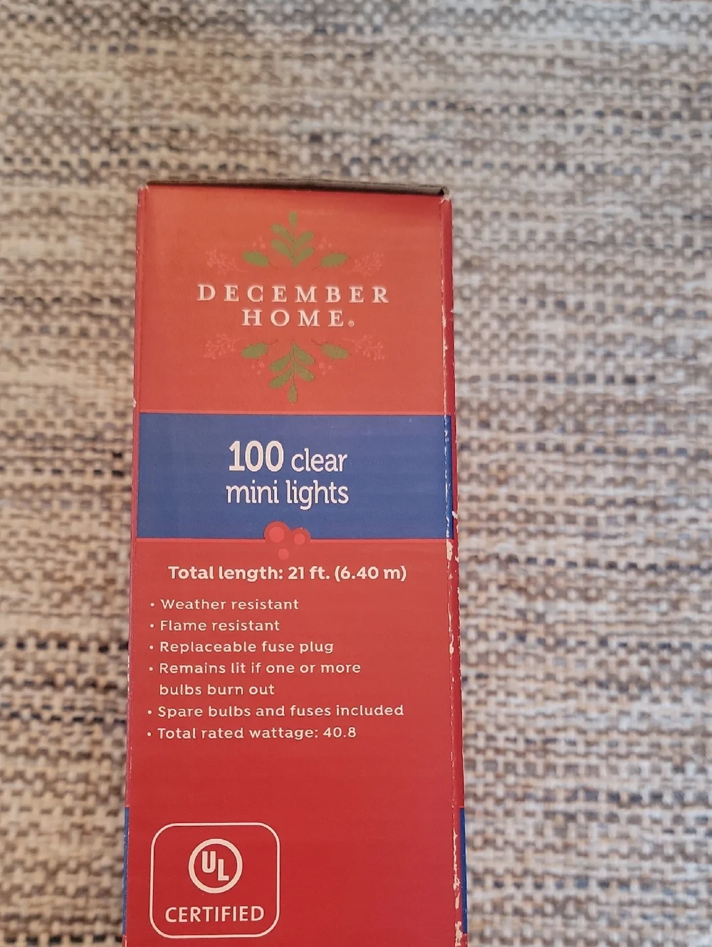NWT Clear Christmas Lights